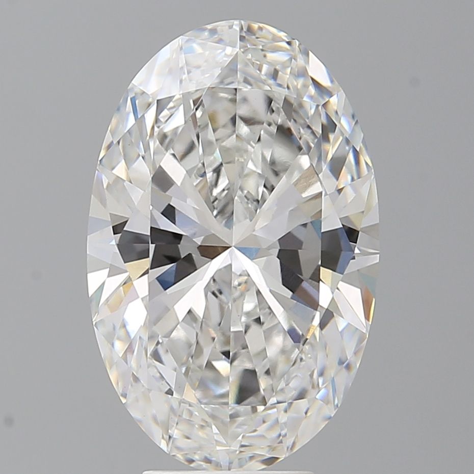 6.08 ct. oval Lab Grown Diamond front image