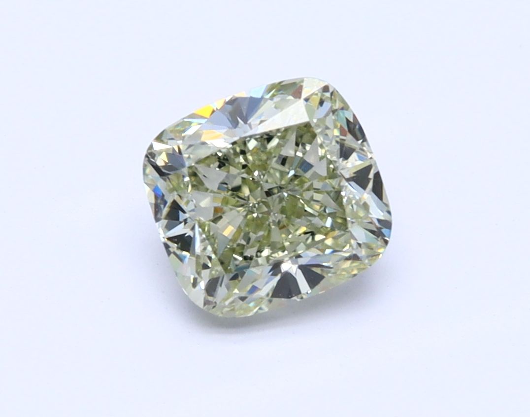 Diament 1.01 ct Fancy Grayish Greenish Yellow/VS2