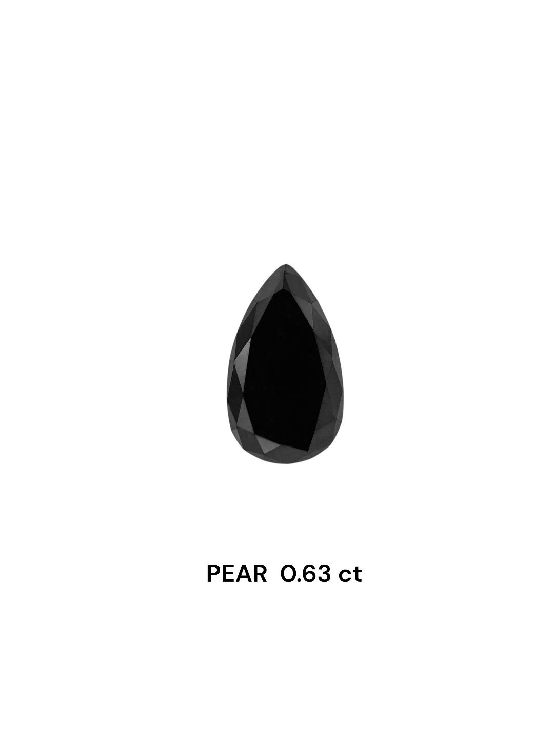 Diament 0.63 ct Fancy Black/VVS2
