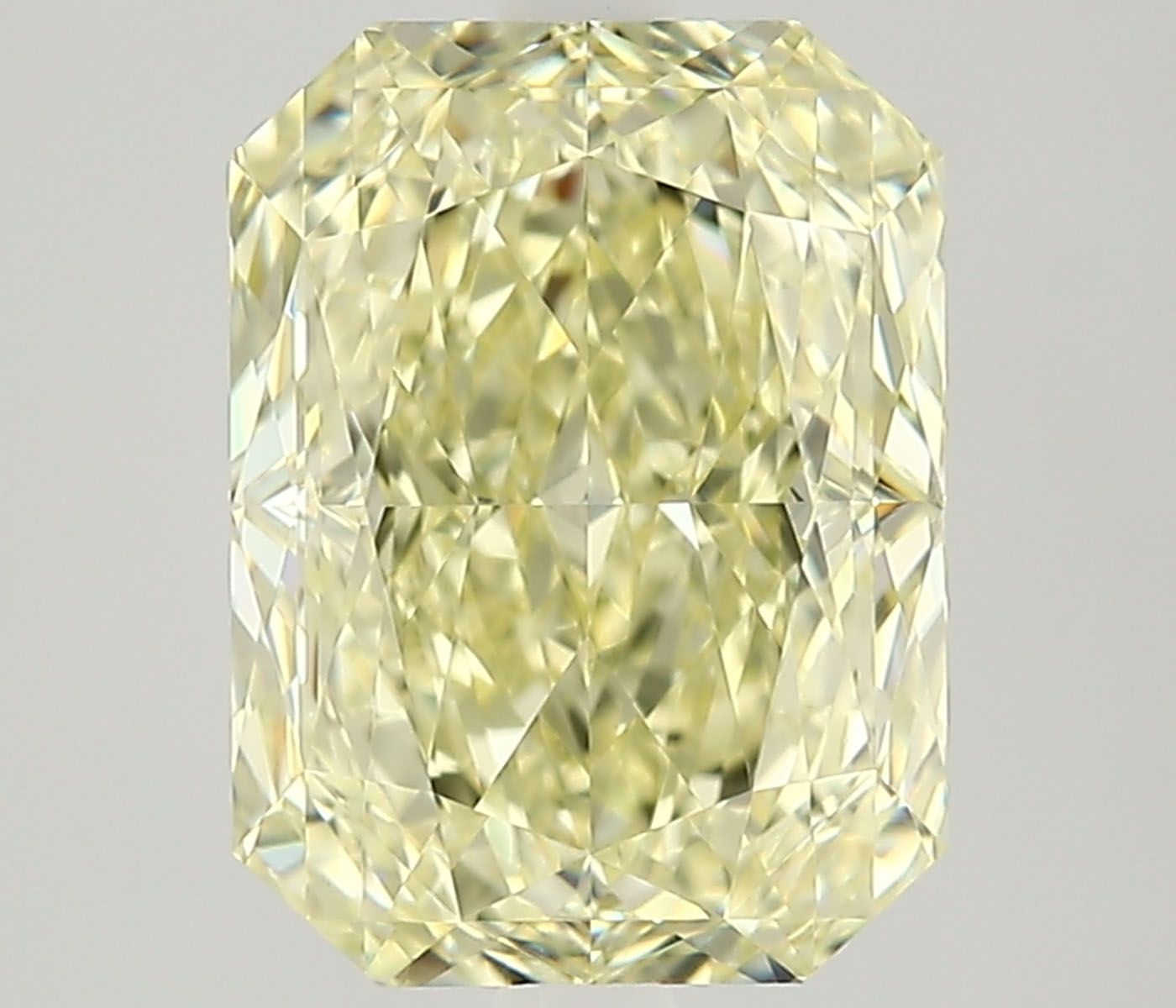 Diament 2.18 ct Fancy Light Yellow/VVS2