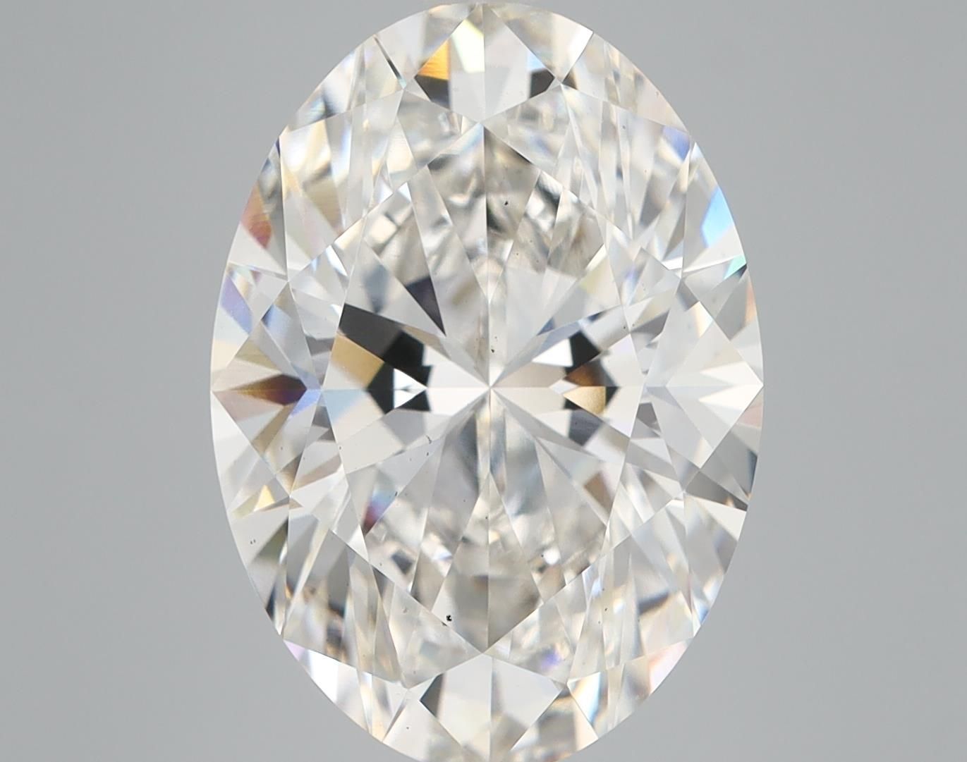 7.02 ct. oval Lab Grown Diamond front image