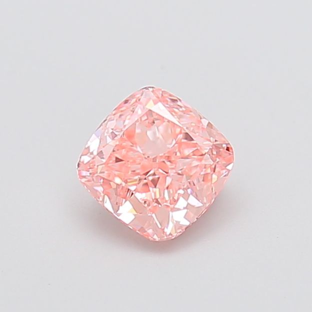 1.07 CT Fancy Vivid Pink CUSHION MODIFIED