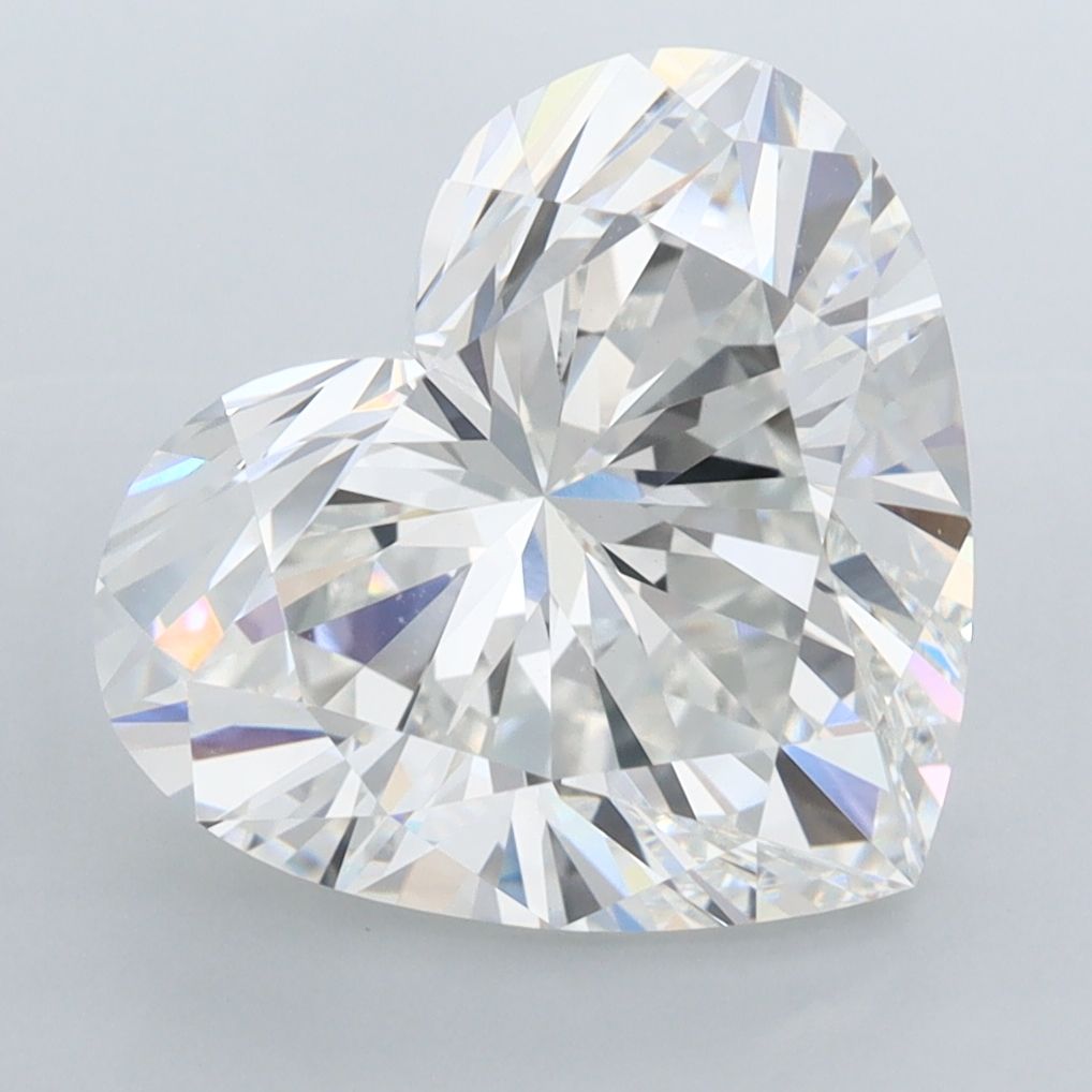 6.08 ct. heart Lab Grown Diamond front image