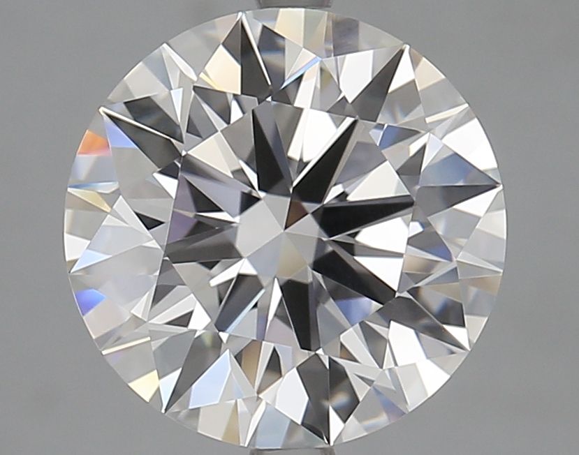 Diamant Rond 4.09 ct - Couleur D - Pureté VVS2