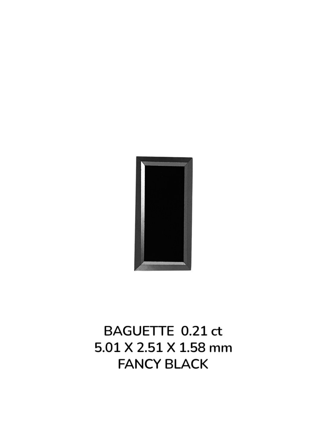 Diament 0.21 ct Fancy Black/VVS2
