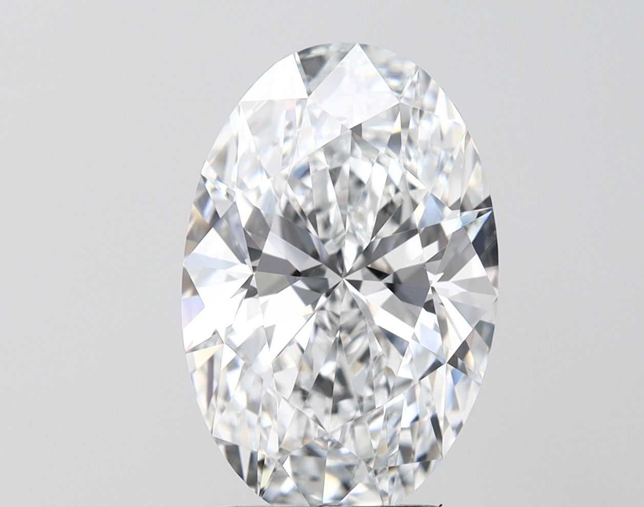4.07 ct. oval Lab Grown Diamond front image