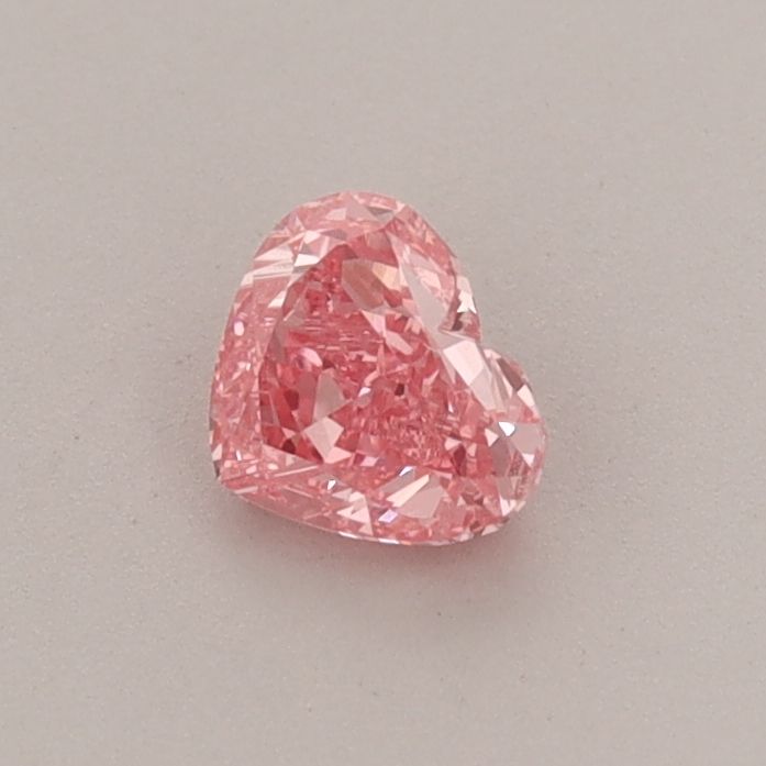 0.37 CT Fancy Vivid Pink HEART