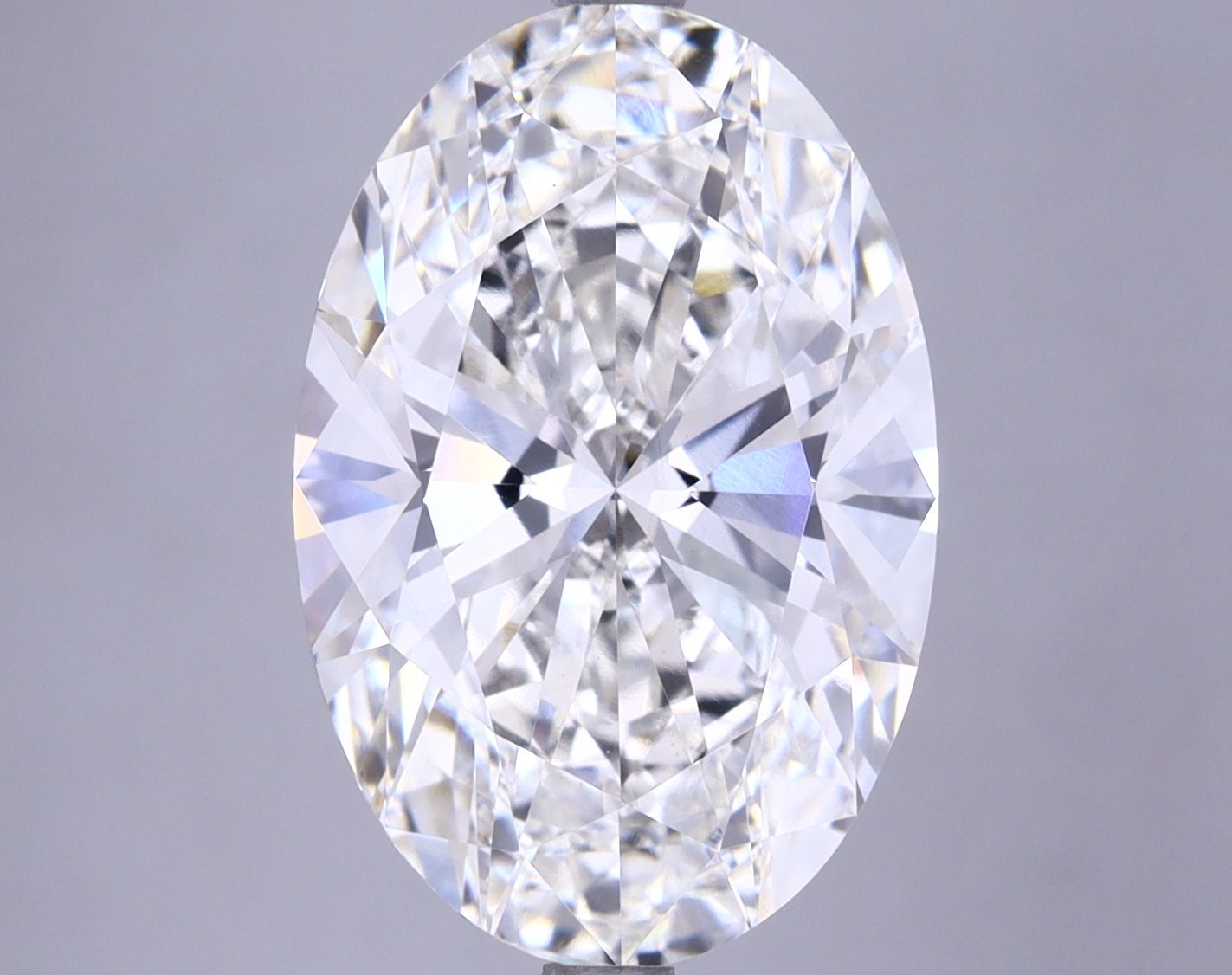 6.03 ct. oval Lab Grown Diamond front image