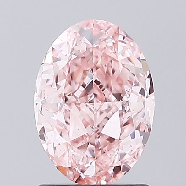 1.49 CT Fancy Vivid Pink OVAL