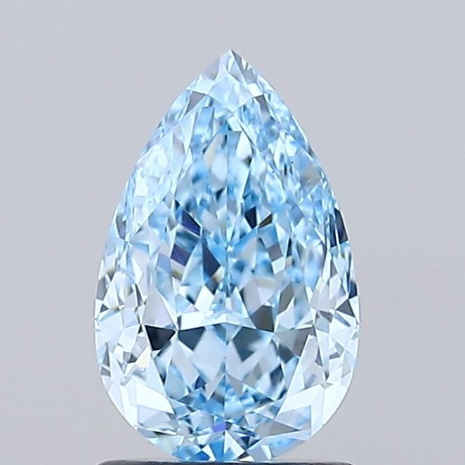 1.57 CT Fancy Vivid Blue PEAR