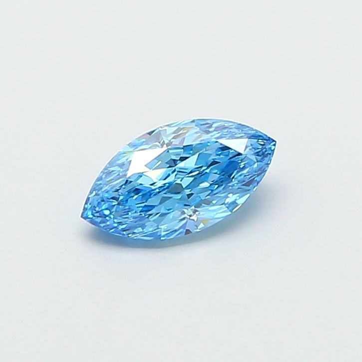1.07 CT Fancy Vivid Blue MARQUISE