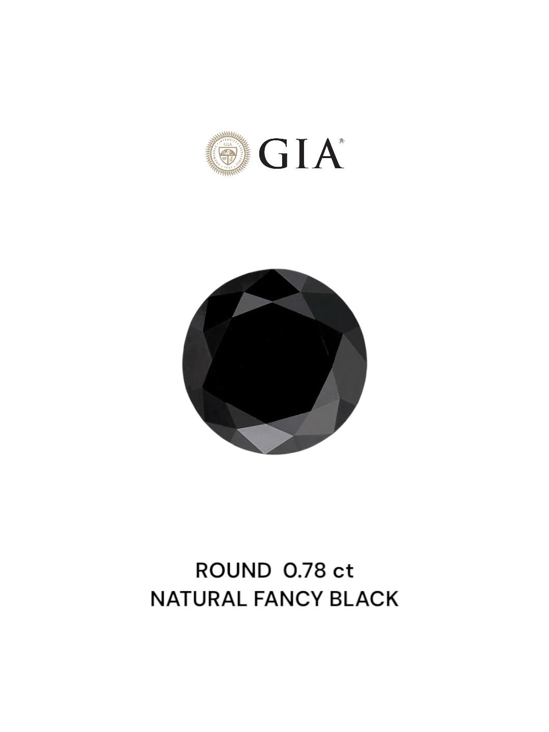 0.78 ct Round diamond