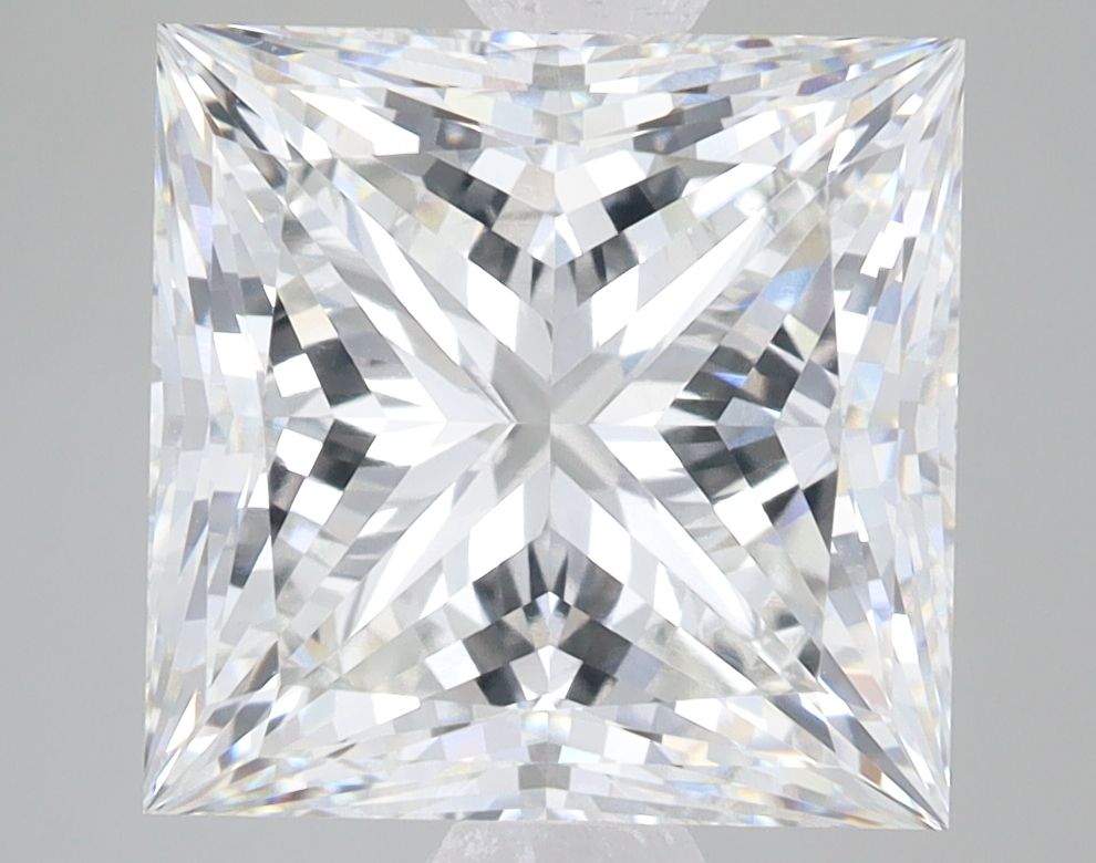 6.10 ct. princess Lab Grown Diamond front image