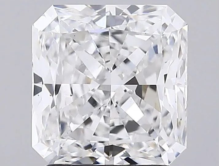 2.01 ct lab-grown Square radiant Diamond