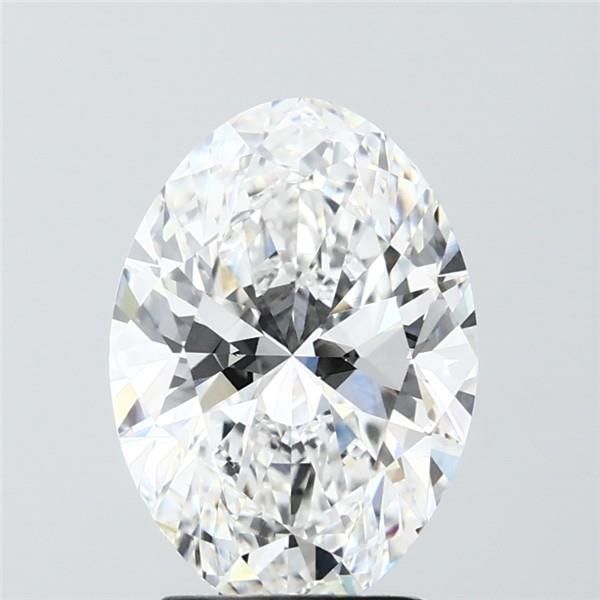 3.01 ct. oval Lab Grown Diamond front image