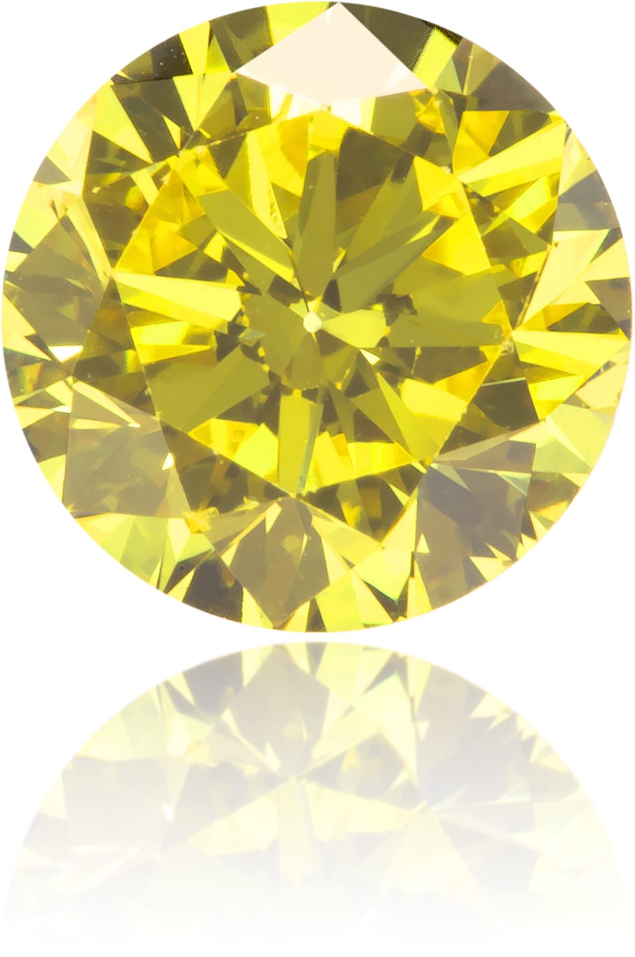 Diament 0.94 ct Fancy Vivid Yellow/VS1