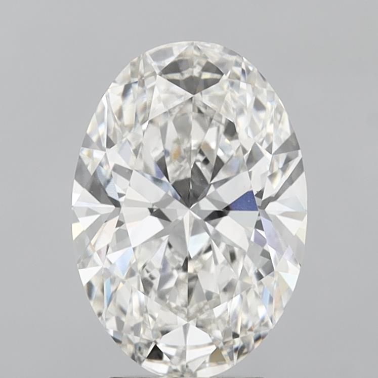 4.04 ct. oval Lab Grown Diamond front image