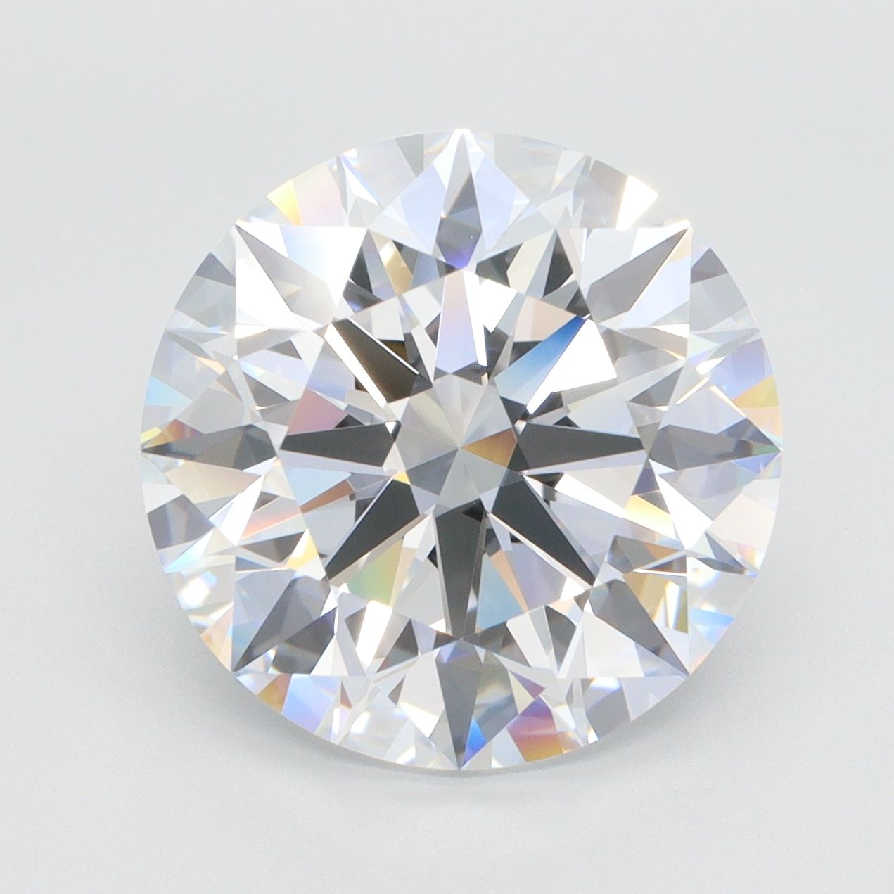 7.09 ct. round Lab Grown Diamond front image