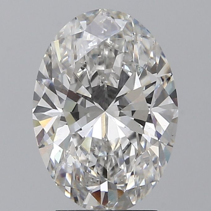 3.14 ct. oval Lab Grown Diamond front image