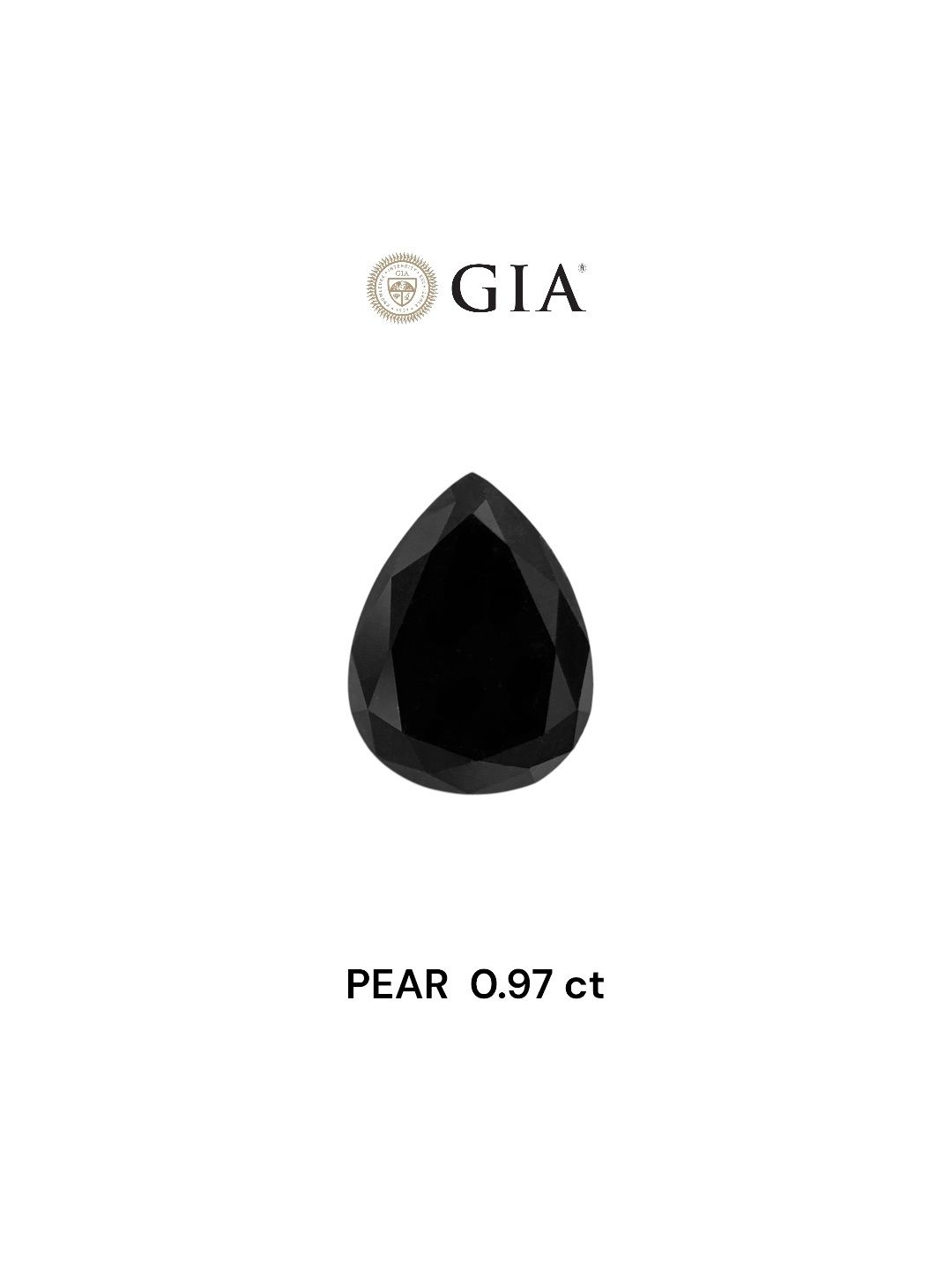 0.97 ct Pear diamond