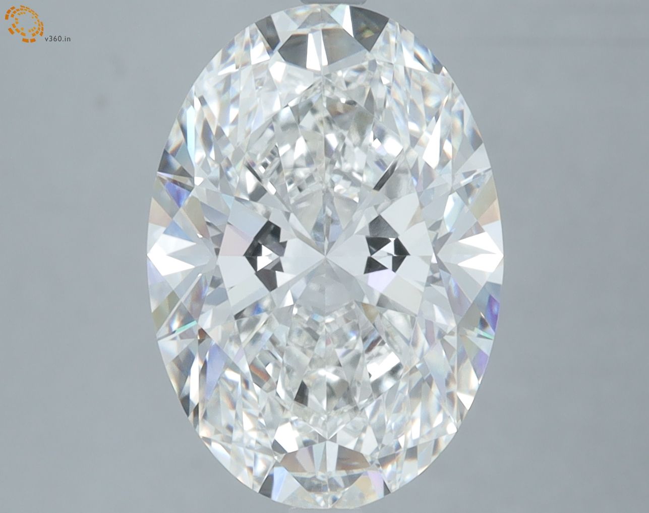 5.03 ct. oval Lab Grown Diamond front image