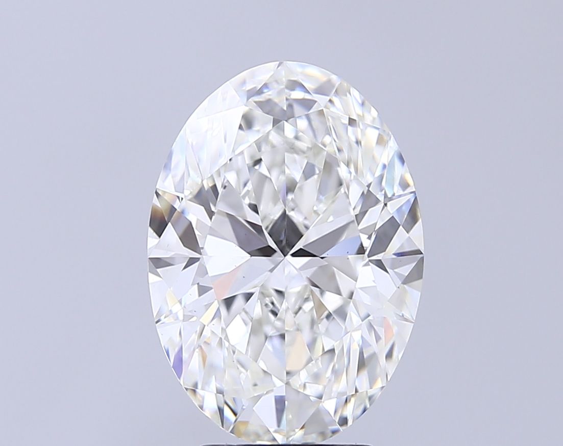 5.05 ct. oval Lab Grown Diamond front image