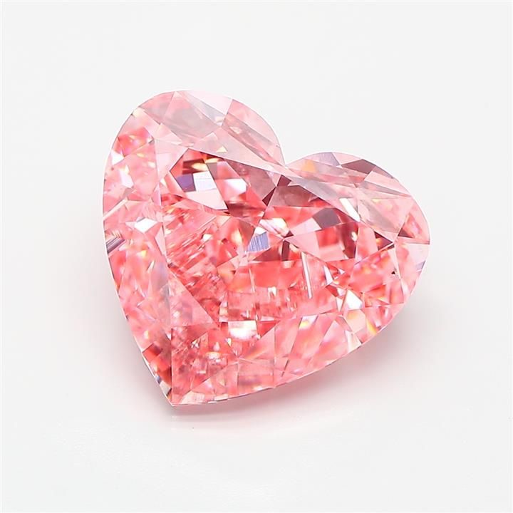 7.10 ct. heart Lab Grown Diamond front image