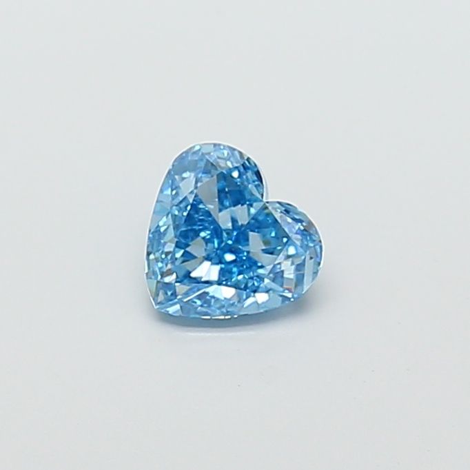 1.02 CT Fancy Vivid Blue HEART
