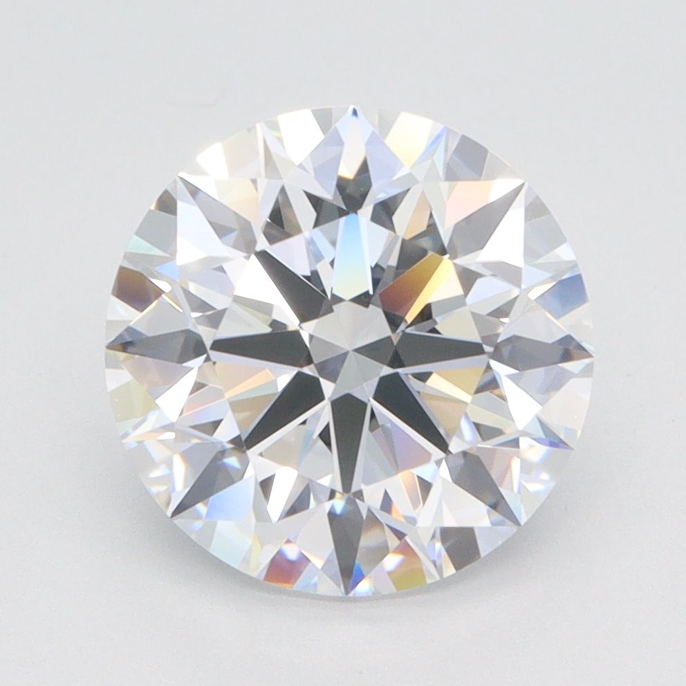 Diamant Rond 3.01 ct - Couleur D - Pureté VVS2