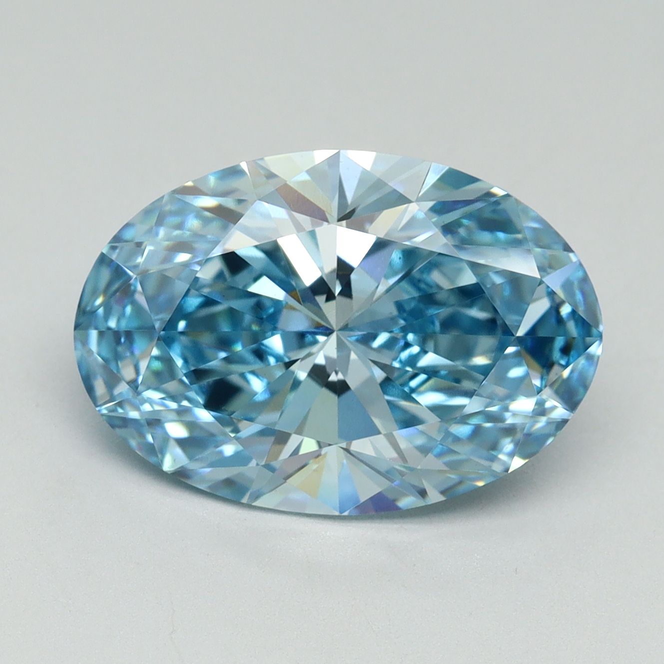 5.06 ct. oval Lab Grown Diamond front image