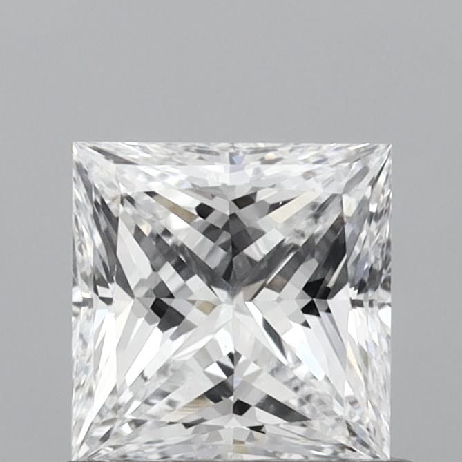 0.76 ct lab-grown Princess Diamond