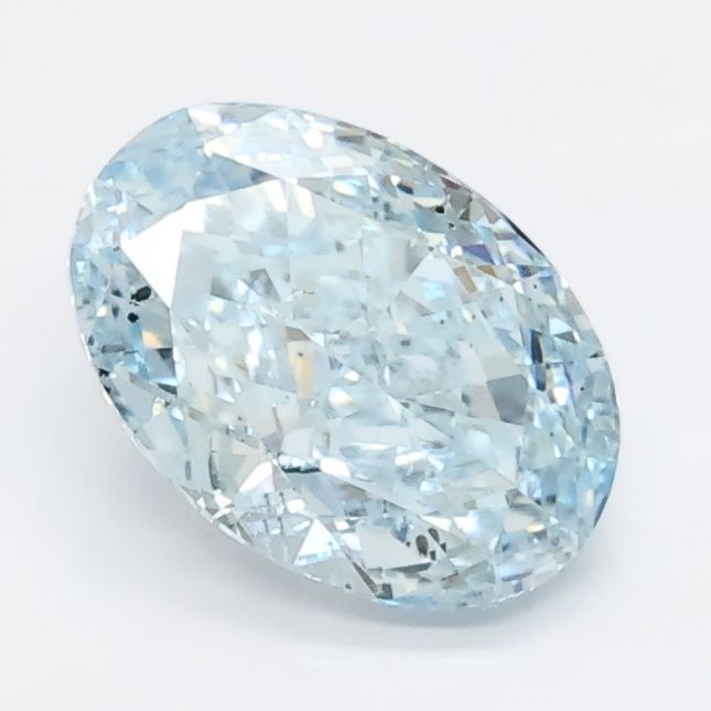 1.0 CT Fancy Vivid Blue OVAL