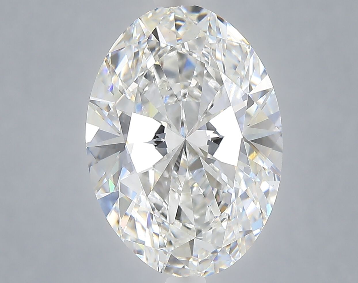 5.09 ct. oval Lab Grown Diamond front image