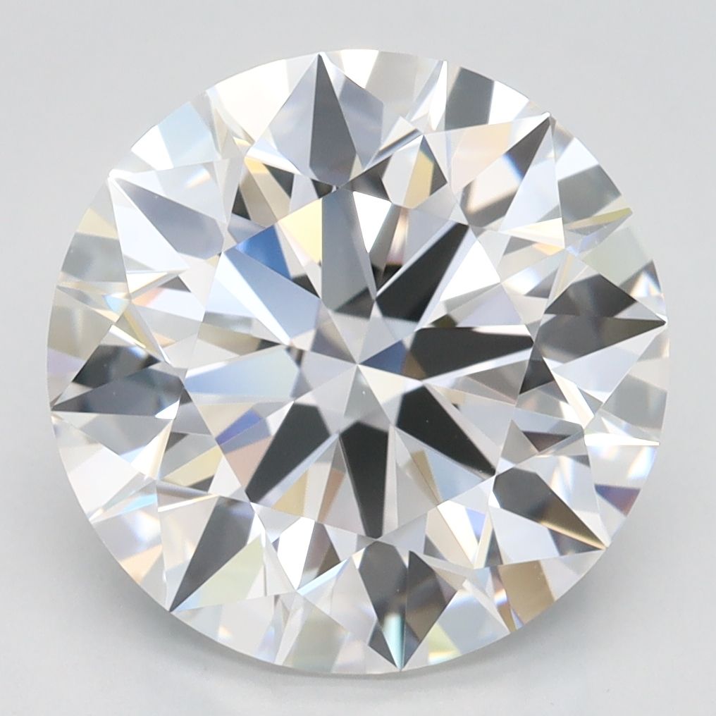 Diamant Rond 4.36 ct - Couleur D - Pureté VVS1