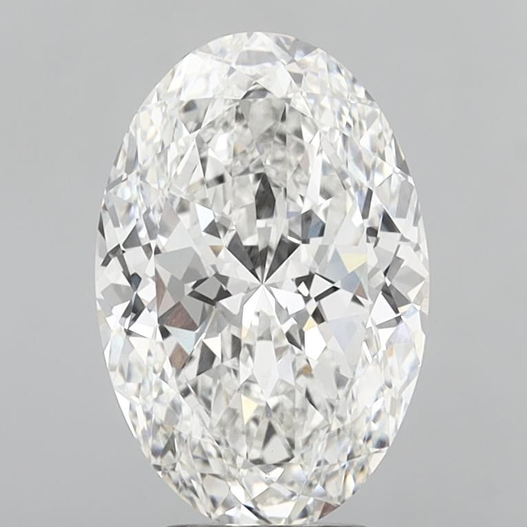 6.09 ct. oval Lab Grown Diamond front image