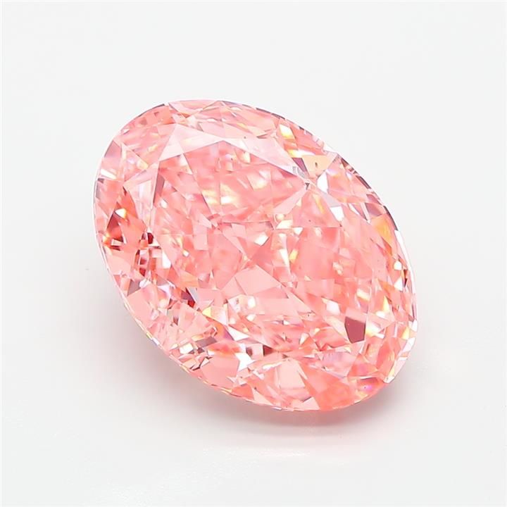 6.04 ct. oval Lab Grown Diamond front image