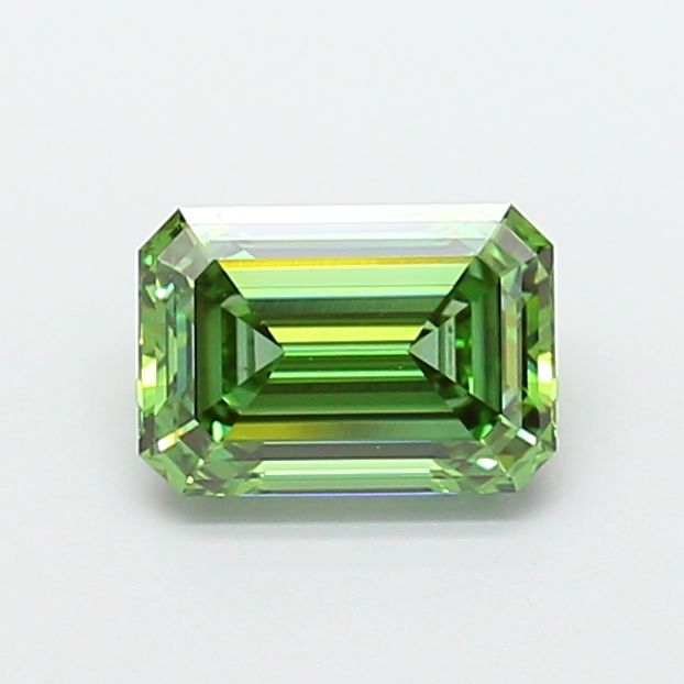 1.55 CT Fancy Vivid Green EMERALD