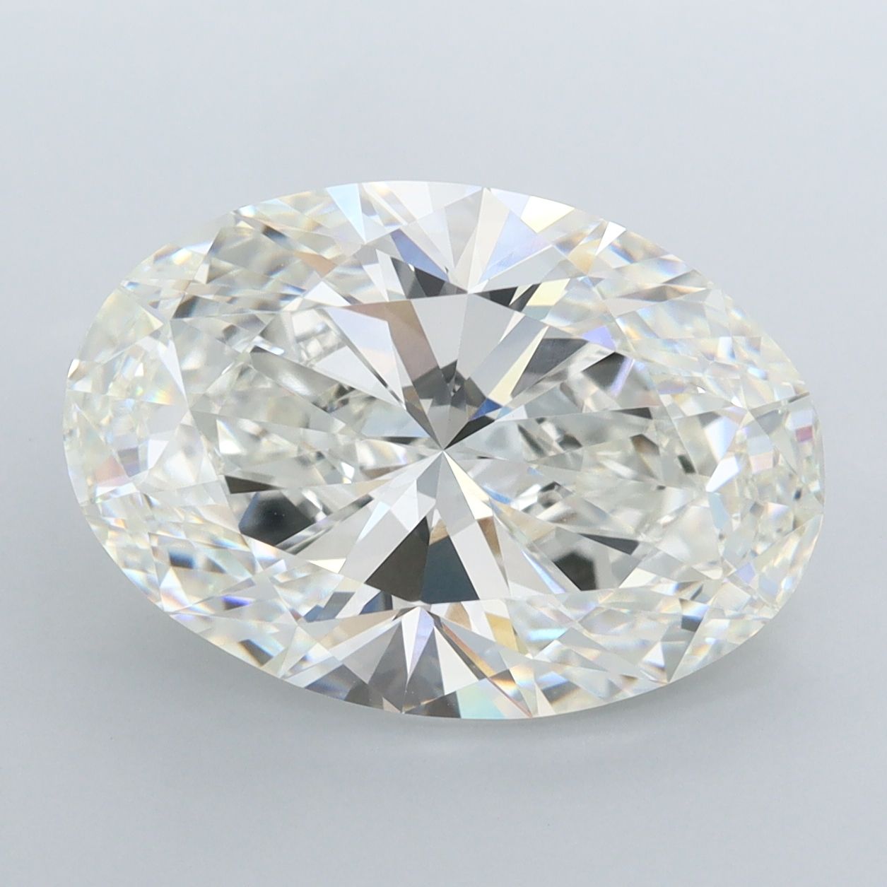 7.07 ct. oval Lab Grown Diamond front image