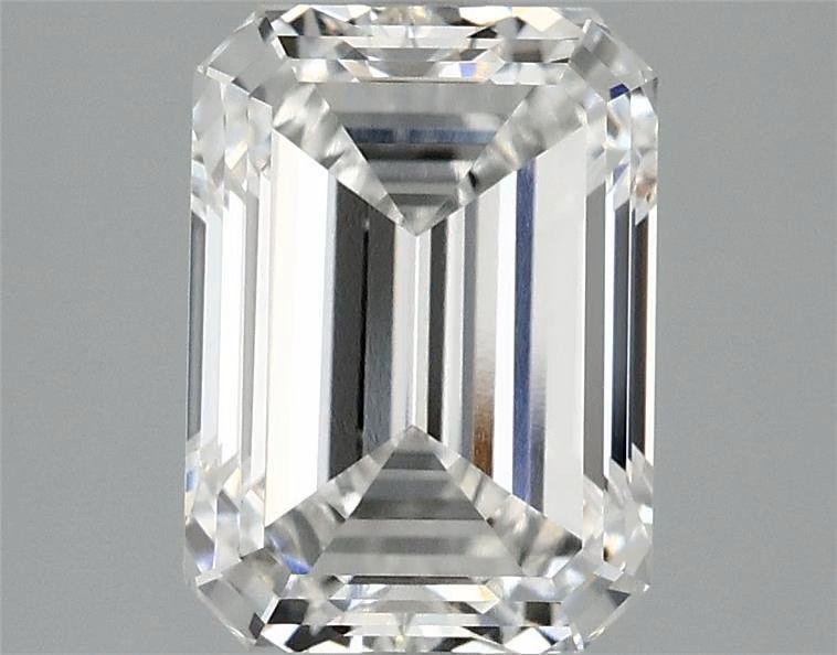6.09 ct. emerald Lab Grown Diamond front image