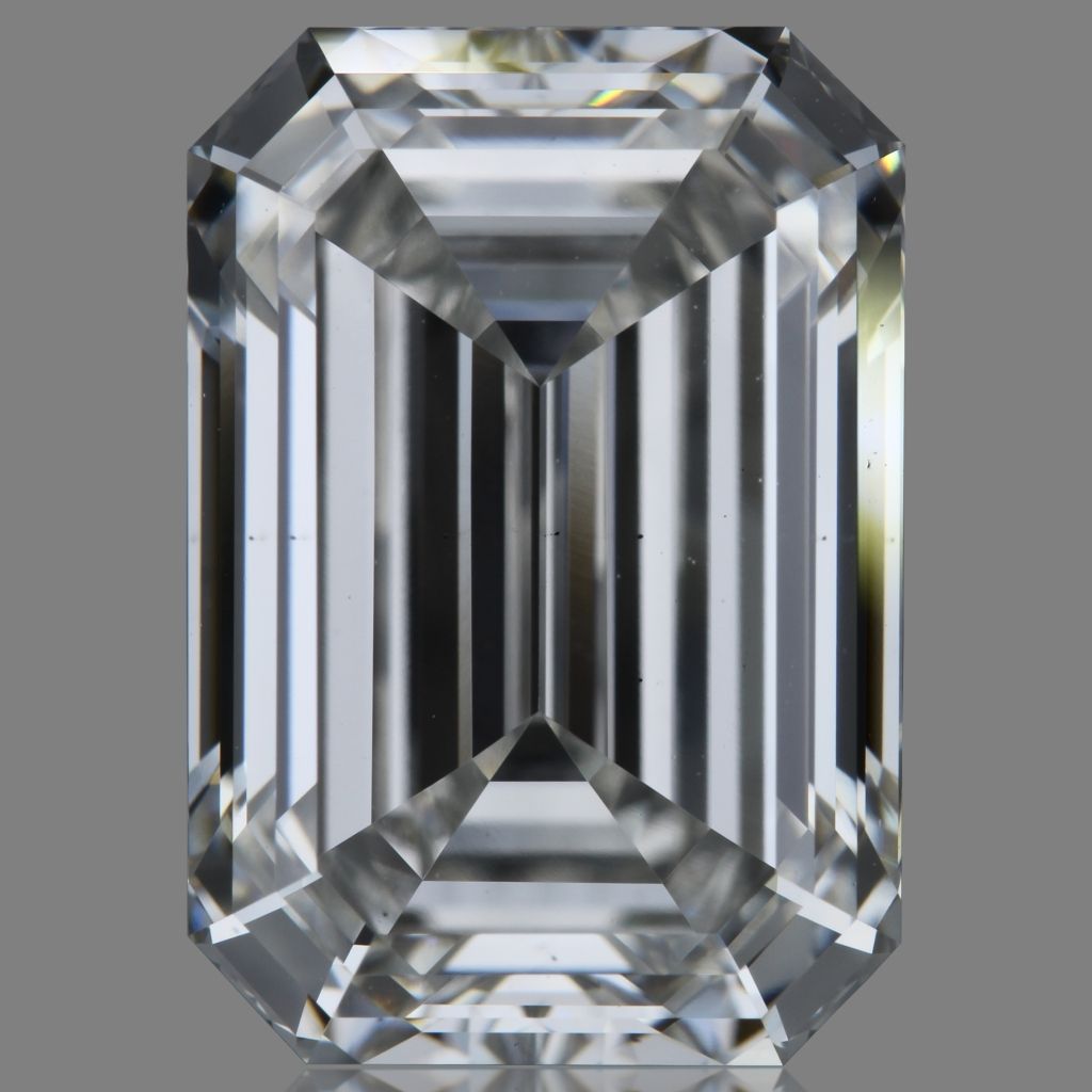 5.64 ct. emerald Lab Grown Diamond front image