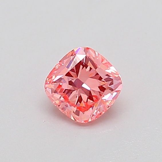 0.36 CT Fancy Vivid Pink CUSHION MODIFIED