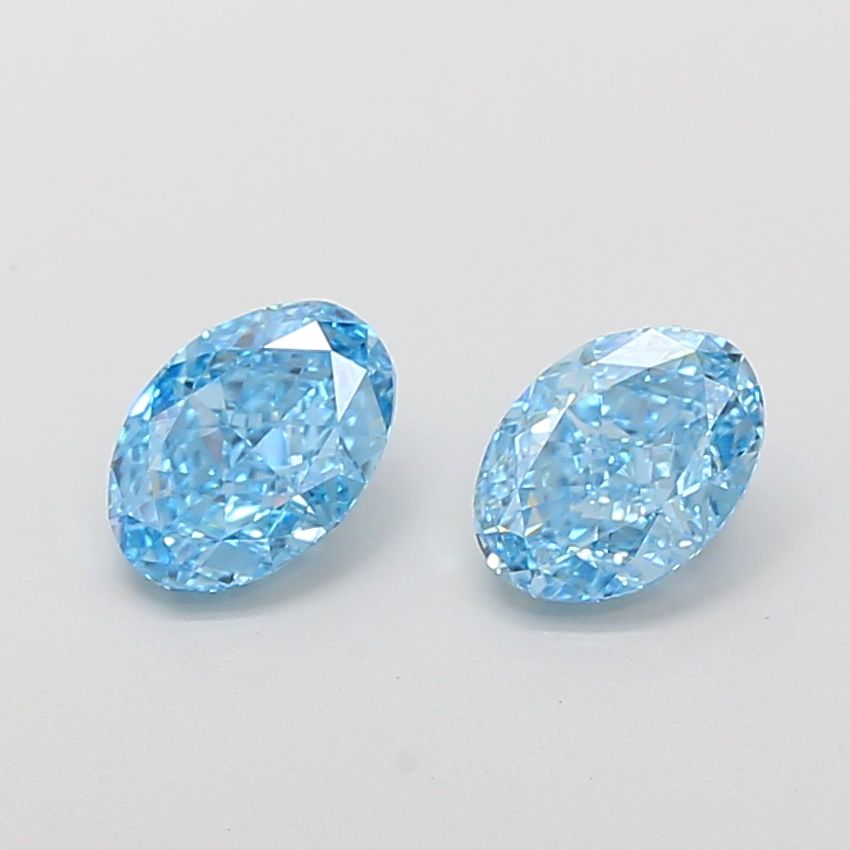 1.03 CT Fancy Vivid Blue OVAL