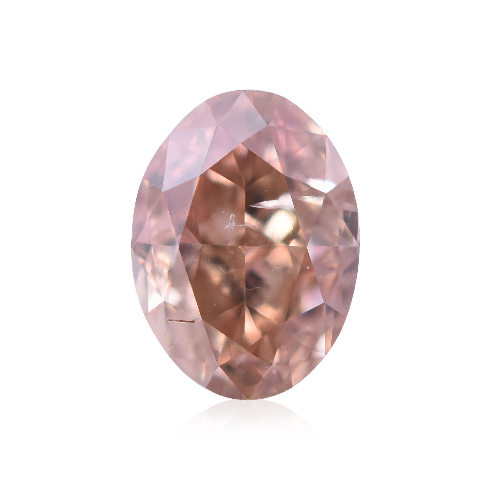 Diament 0.31 ct Fancy Orangey Pink/I1