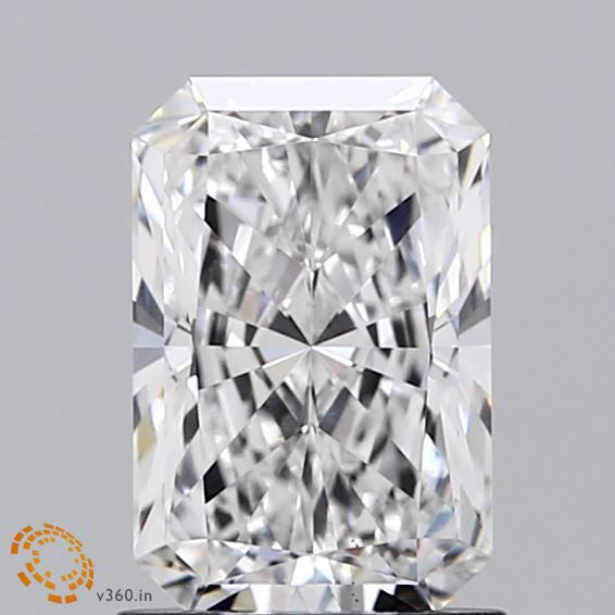 1.39 ct. radiant Lab Grown Diamond front image