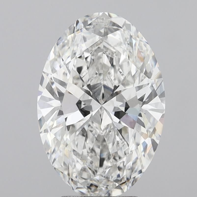 5.09 ct. oval Lab Grown Diamond front image