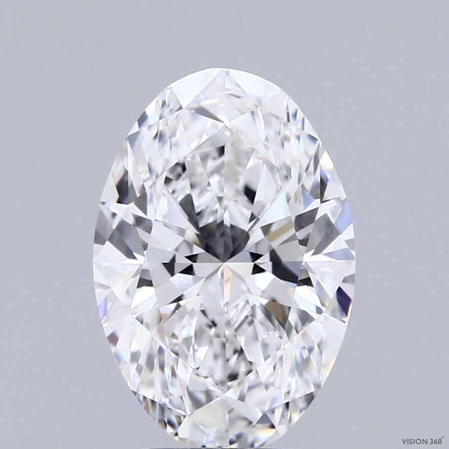 3.07 ct. oval Lab Grown Diamond front image