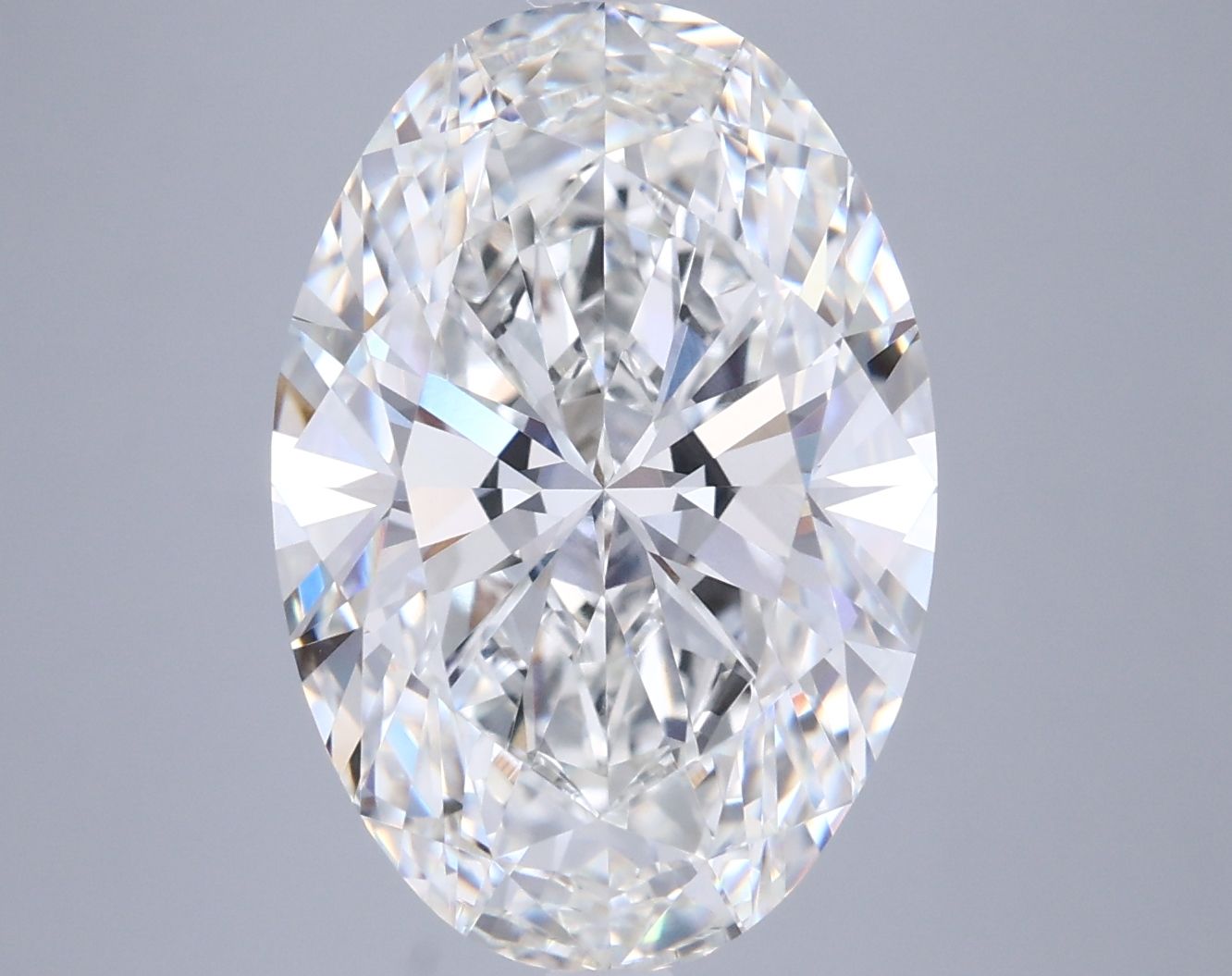 7.09 ct. oval Lab Grown Diamond front image
