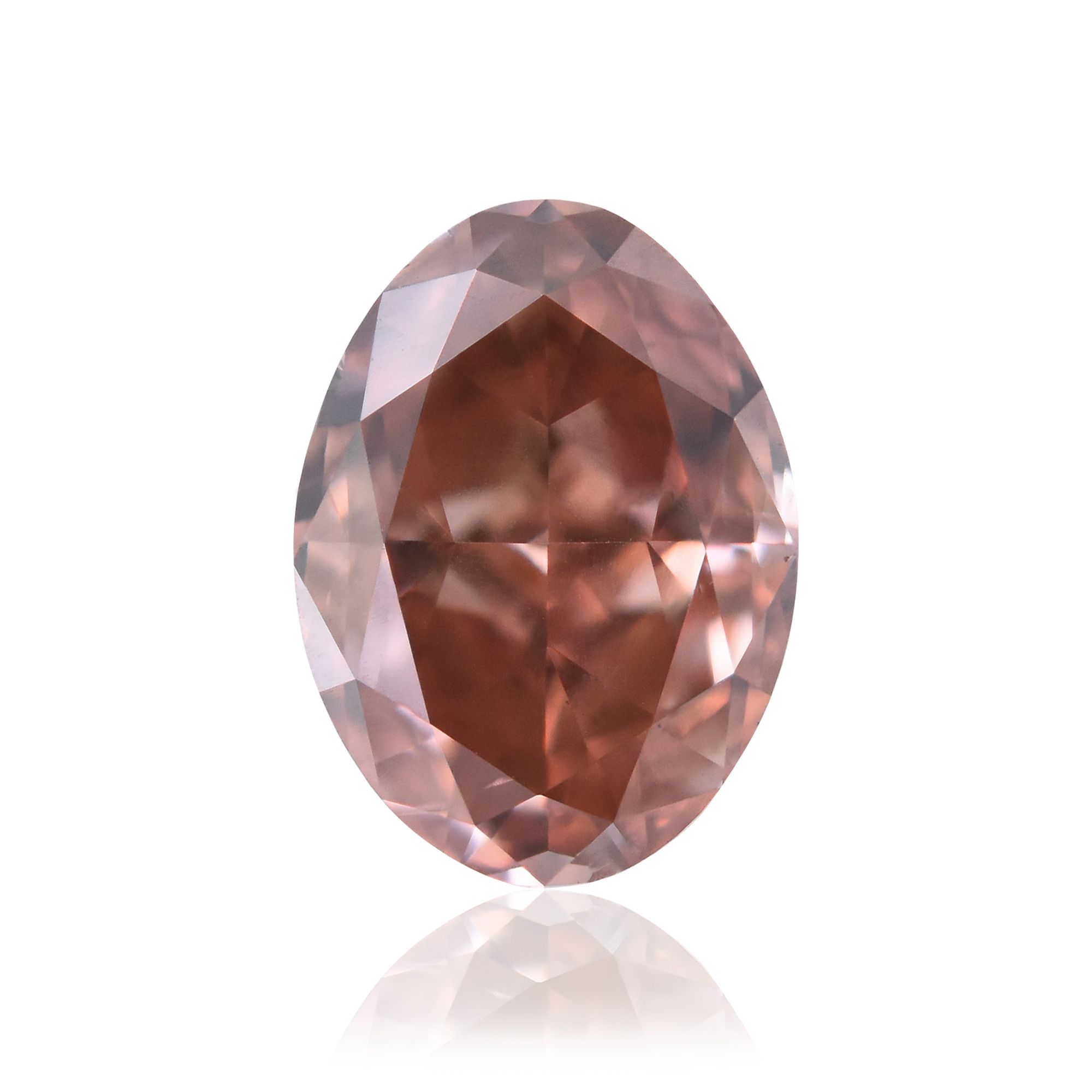 Diament 0.51 ct Fancy Deep Orangey Pink/SI1