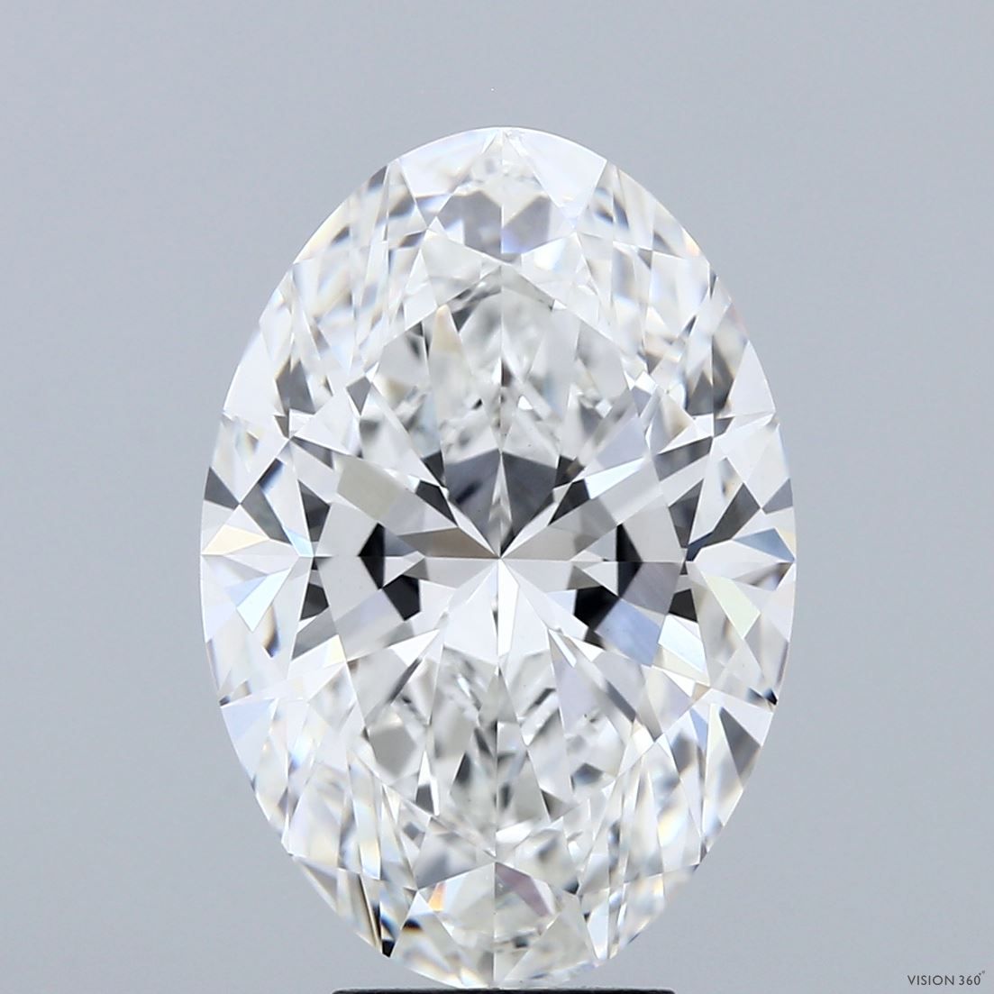 6.06 ct. oval Lab Grown Diamond front image