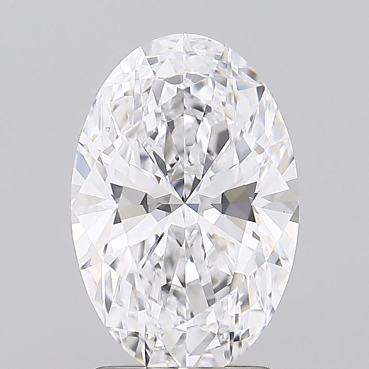 2.08 ct. oval Lab Grown Diamond front image